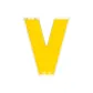 Letter V Wall-Mounted Storage Box (Building Blocks Not Included)
