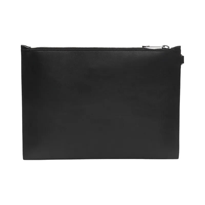 PHILIPP PLEIN Calfskin Clutch Regular Men's Black-2