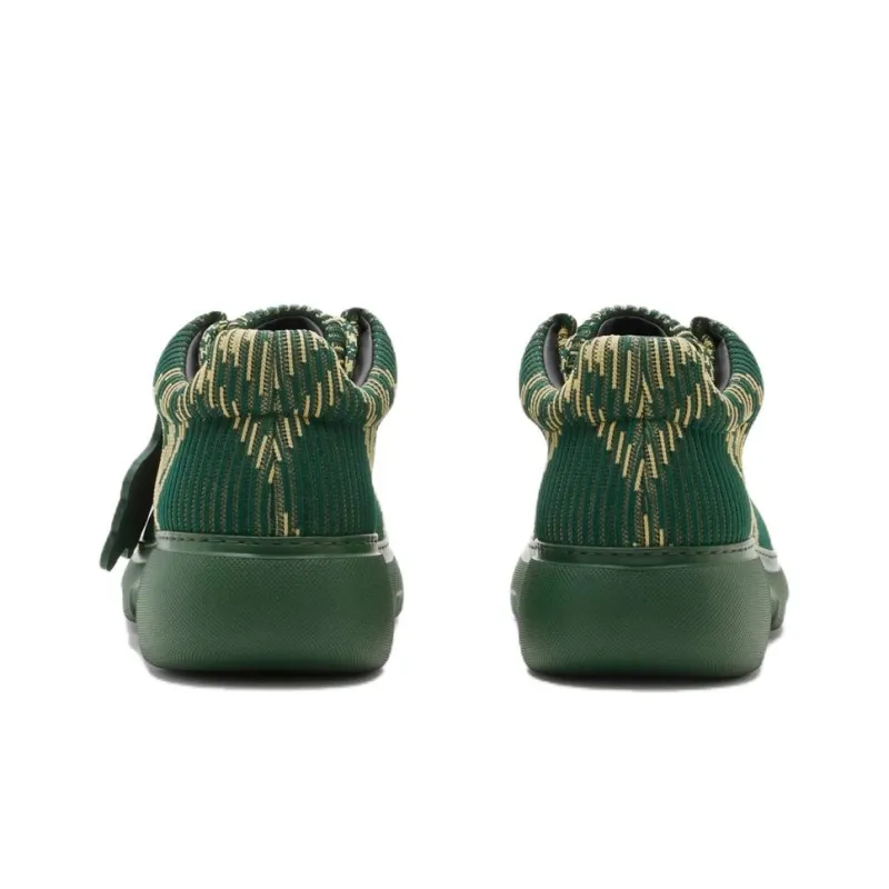 Burberry EKD Check print Derby Shoes-4