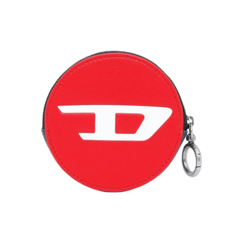 DIESEL Polyurethane Coin Purse Extra Small Women's Red-1
