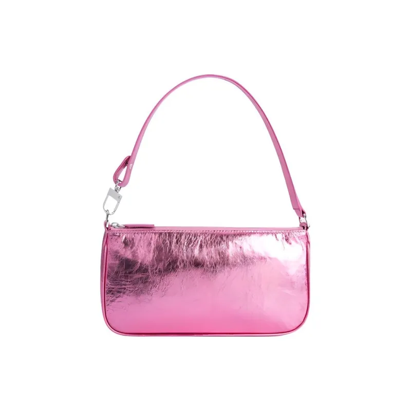 By Far Rachel Metallic Shoulder Bag-2