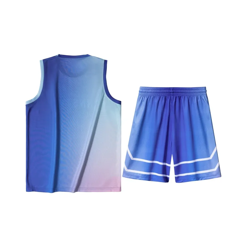 K bird Basketball Suit Unisex Blue-1