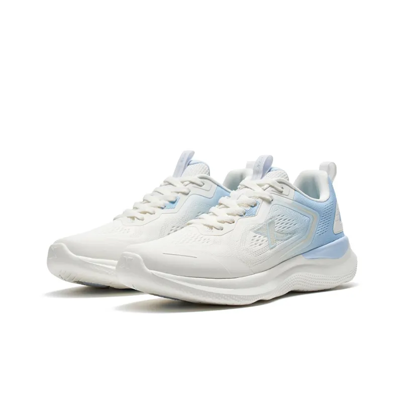 XTEP Running Shoes Women's Low Top Sail White/Microwave Blue-4