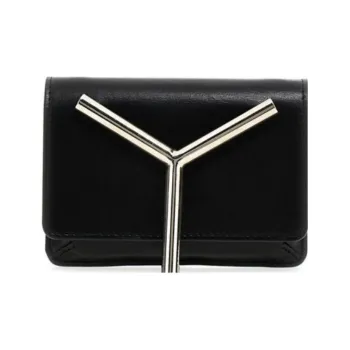Y/Project Logo-Plaque Foldover-Top Crossbody Bag