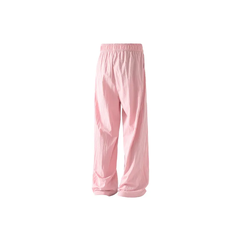 ELNHEN Casual Pants Unisex Pink-1