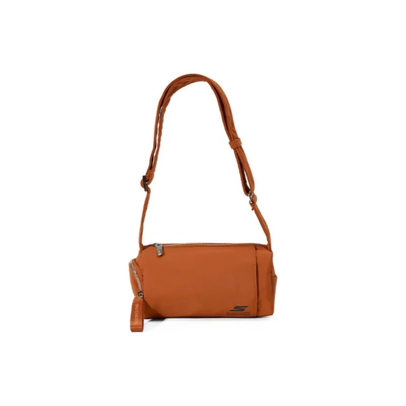 Skechers Fabric Crossbody Bag Shoulder Bag Regular Unisex Brick Red-0