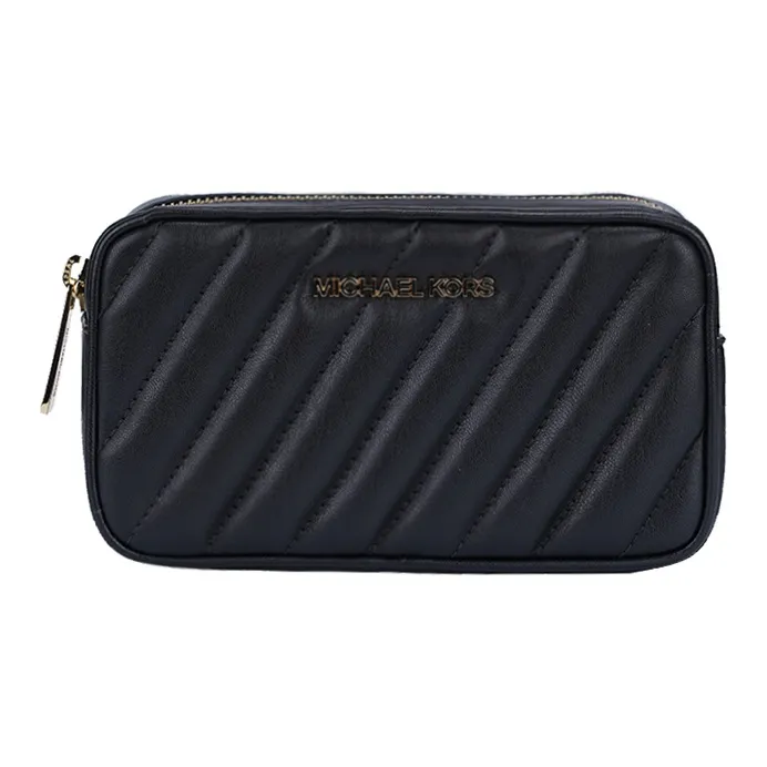 MICHAEL KORS Rose Artificial Leather Sling Bag, Fanny Pack Regular Women's Black-1