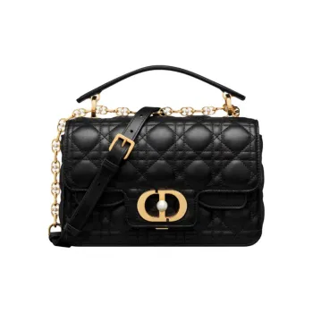 DIOR Calfskin Shoulder Bag, Crossbody Bag, Handbag Small Size Women's Black