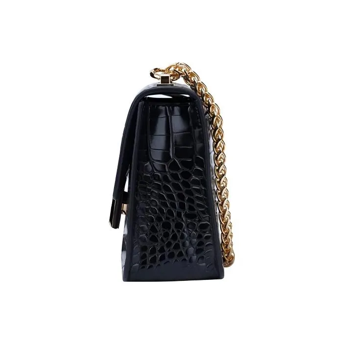 MICHAEL KORS Sonia Leather Shoulder Bag, Crossbody Bag Women's Black-2