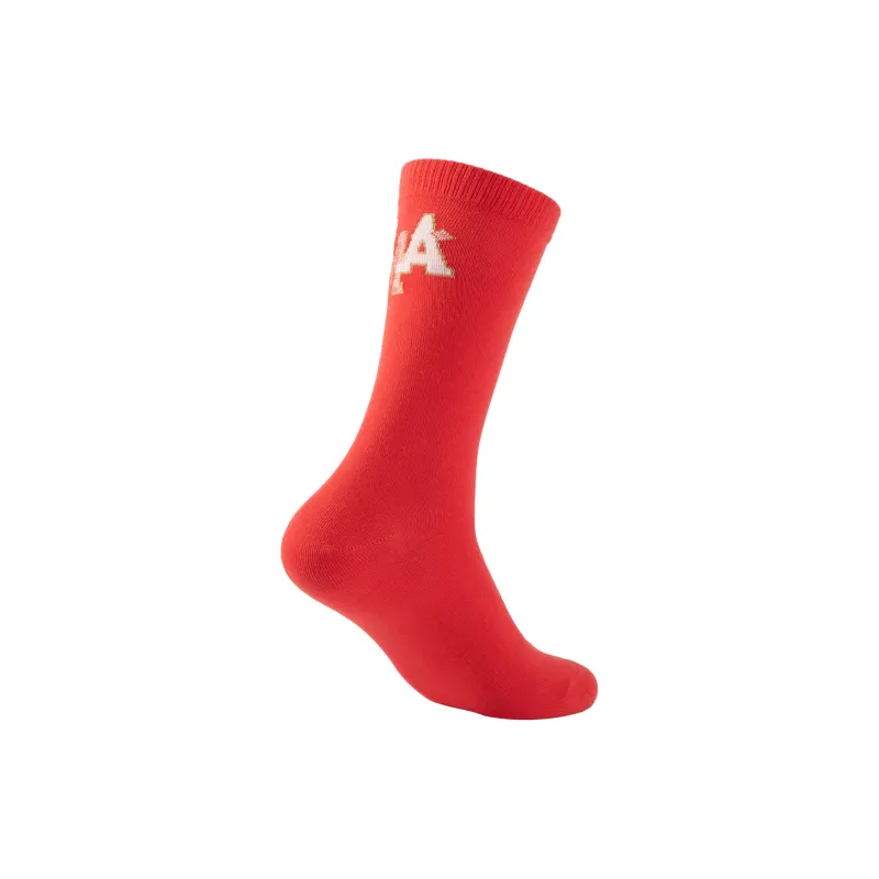PUMA SOCK Mid Calf Socks Unisex 1 Pack Red-1