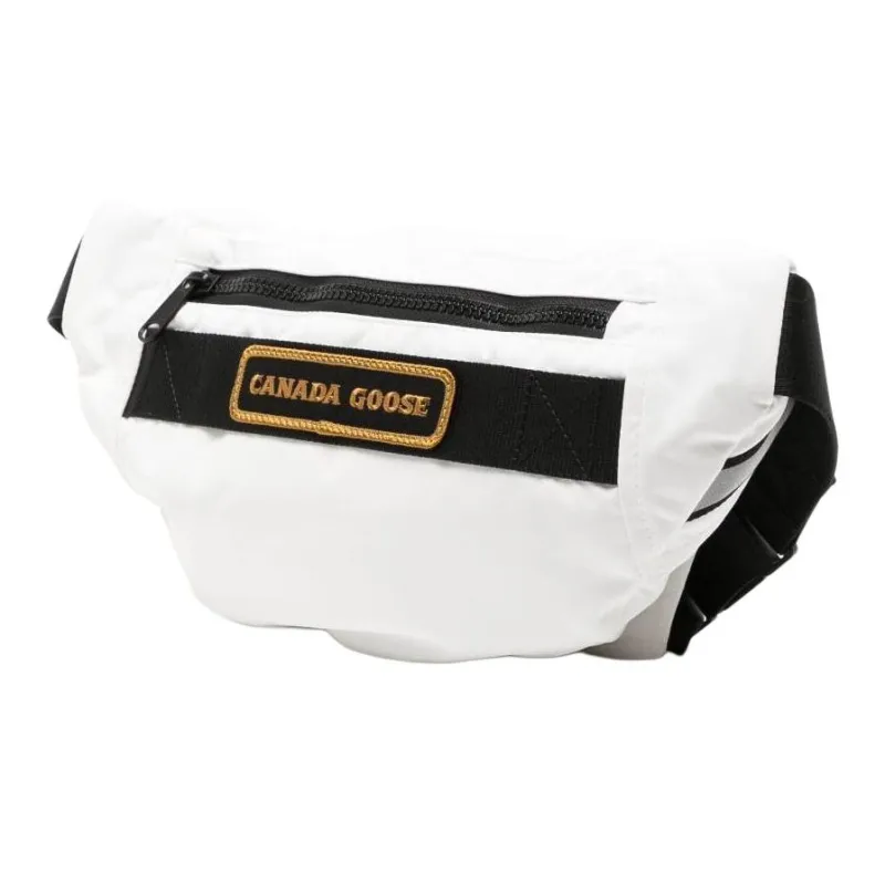 Canada Goose Nylon One Shoulder Crossbody Bag Sling Bag Fanny Pack Regular Unisex Polaris White-1