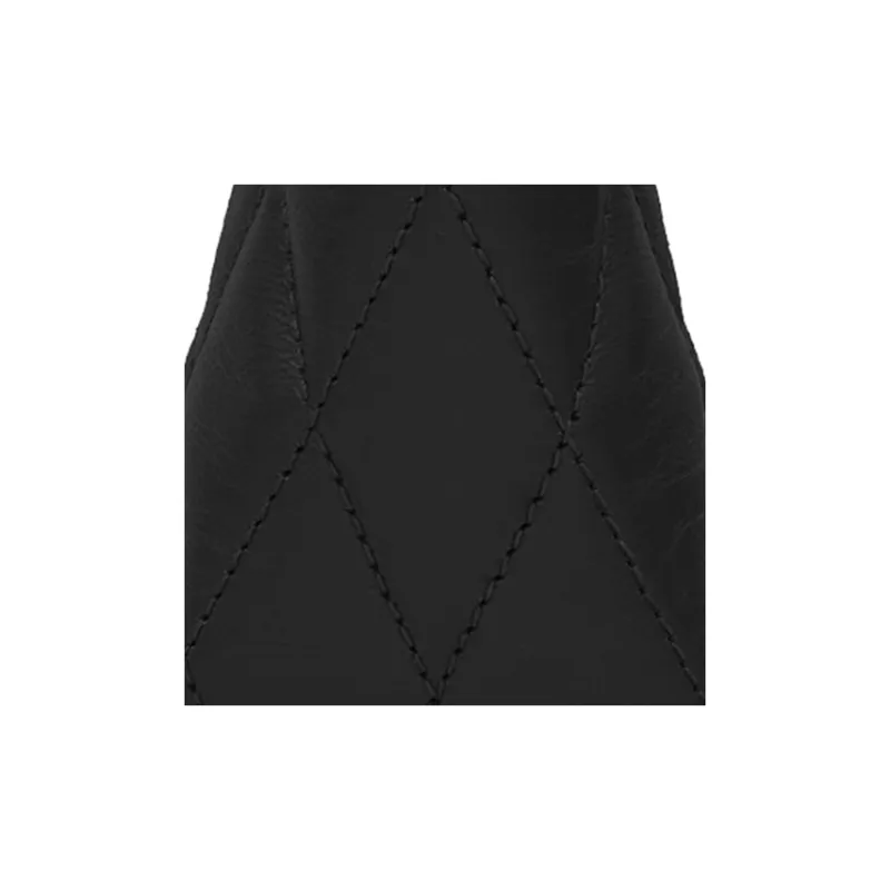 SAINT LAURENT Lambskin Charm Coin Purse Trumpets Women's Black-5