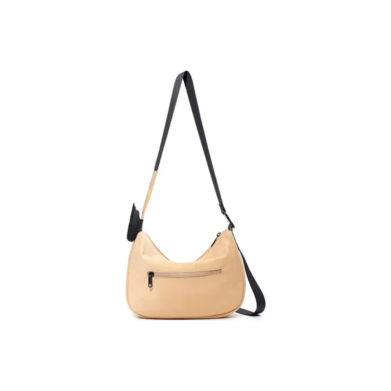 NOXXON Nylon Crossbody Bag Medium Size Women's Morandi Blue/Obsidian Black-12