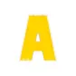 Letter A Wall-Mounted Storage Box (Building Blocks Not Included)