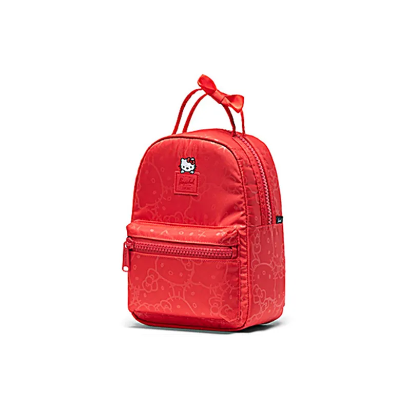Herschel Hello Kitty Co branded Polyester Backpack Mini Women's Red-1