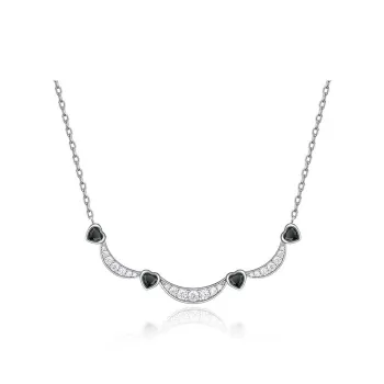 FANCI S925 Silver Set With Gemstones Necklaces Women's
