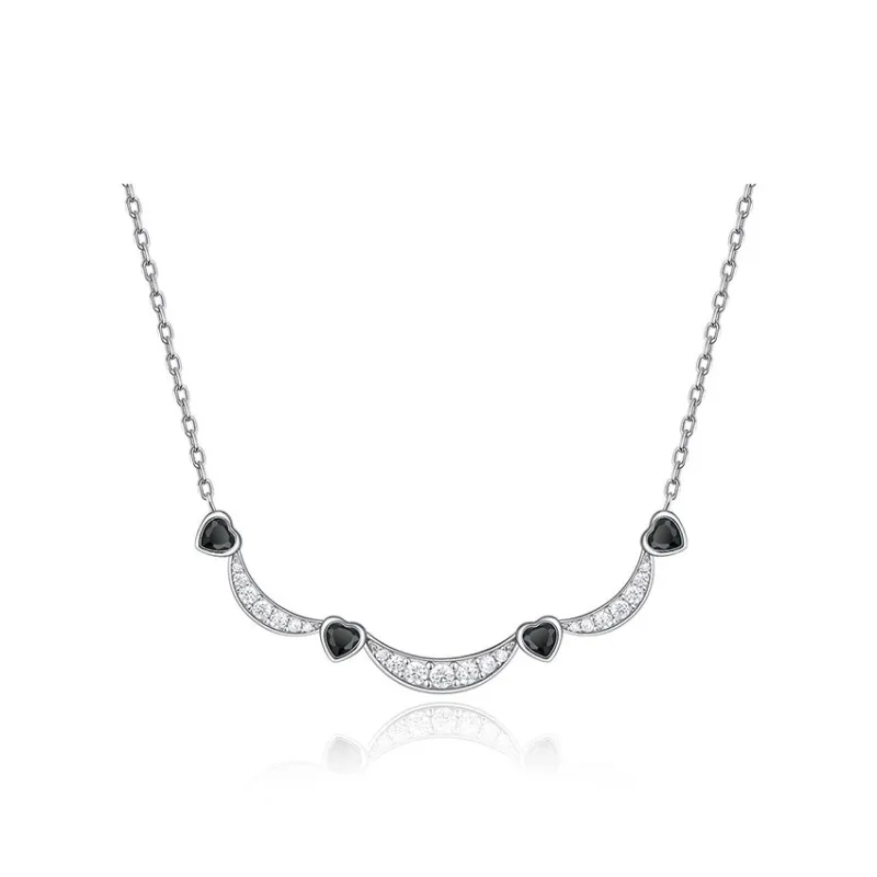 FANCI S925 Silver Set With Gemstones Necklaces Women's-0