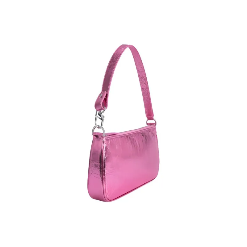 By Far Rachel Metallic Shoulder Bag-1