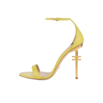 Elisabetta Franchi One Strap Sandals Women's Yellow