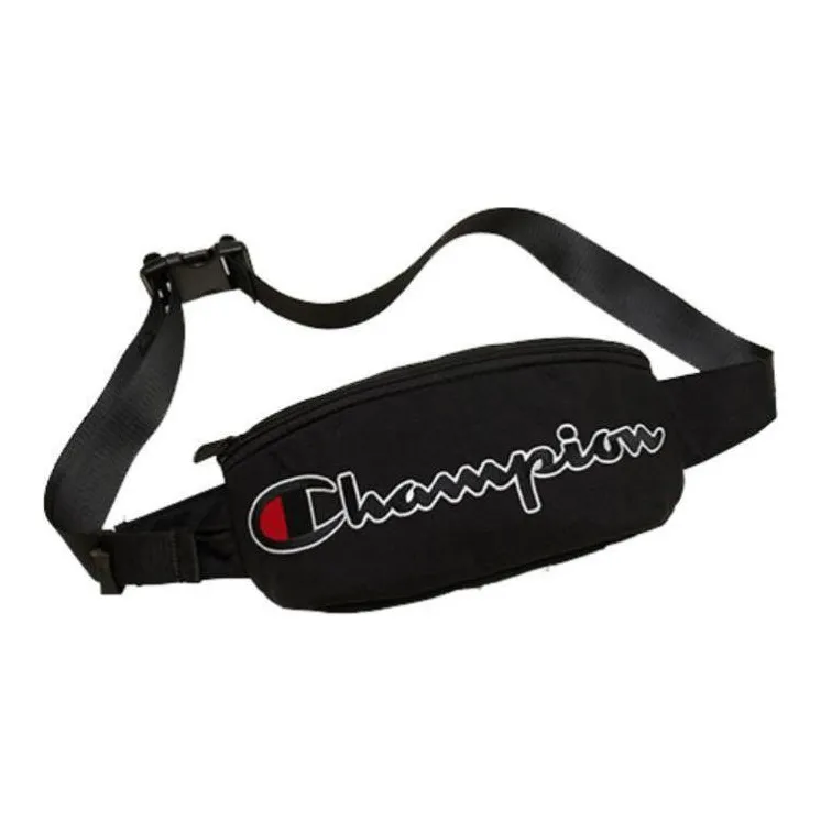 Champion Nylon Fabric Sling Bag, One Shoulder, Crossbody, Fanny Pack Regular Unisex Black-1