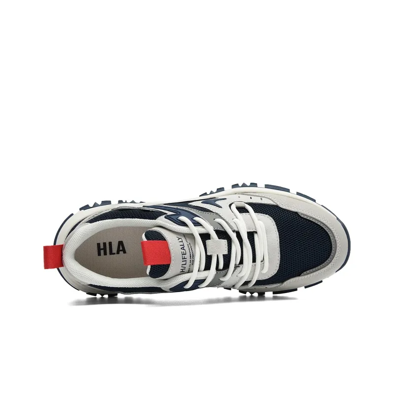 HLA Wear-Resistant Height Increasing Low-Top Casual Shoes Men's-2