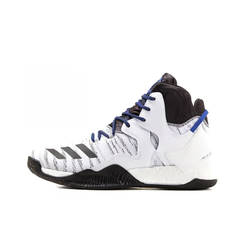Adidas D Rose 7 Primeknit White Black Royal-0