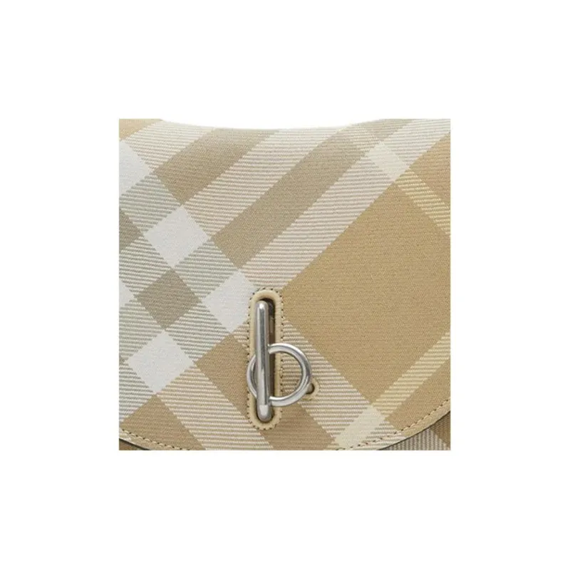 Burberry Blended Polyester Crossbody Bag Shoulder Bag Women's Linen-4