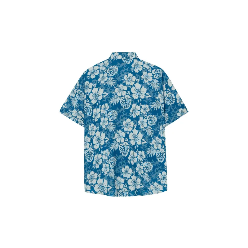 SURFCUZ Shirt Men's Peacock Blue-1