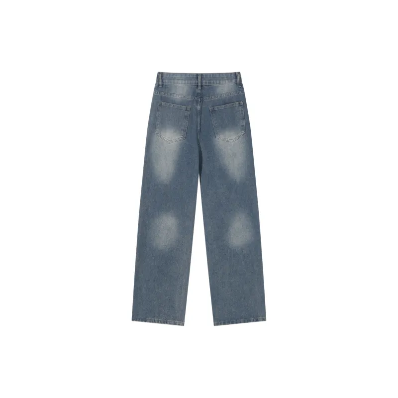 Gwola Loose Fit Straight Fit Jeans Unisex-1