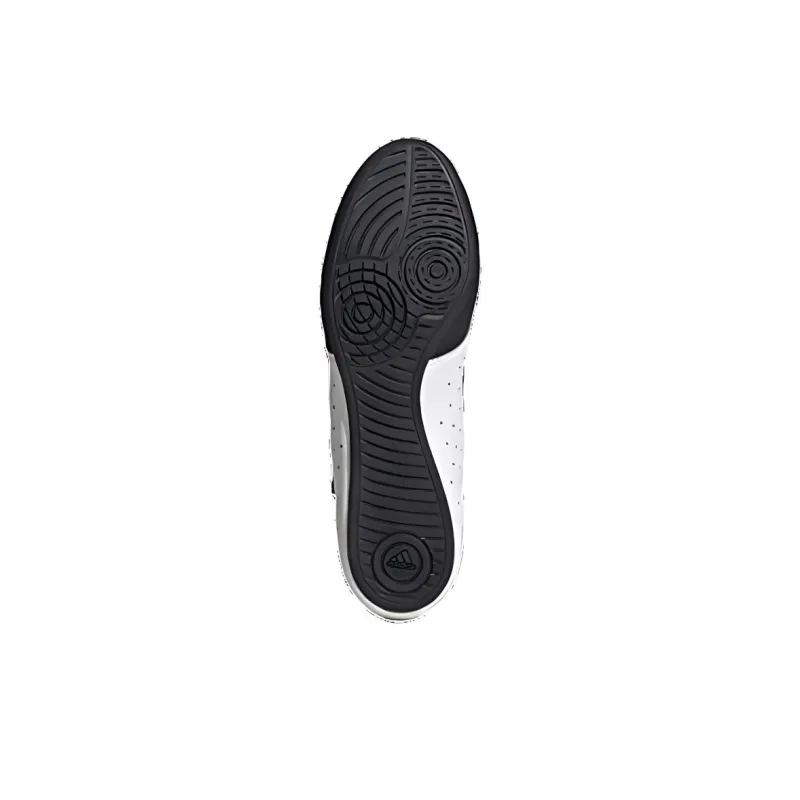 Adidas Mat Hog 2.0 Cushioning Anti-Slip And Wear-Resistant Balance Mid-Top Training Shoes Men's White Black Gold-4