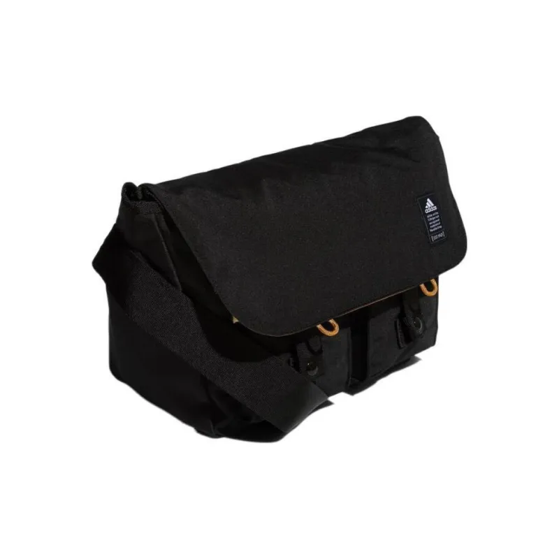 Adidas Recycled Polyester Messenger Bag Shoulder Bag Crossbody Bag Regular Unisex Pure Black-1