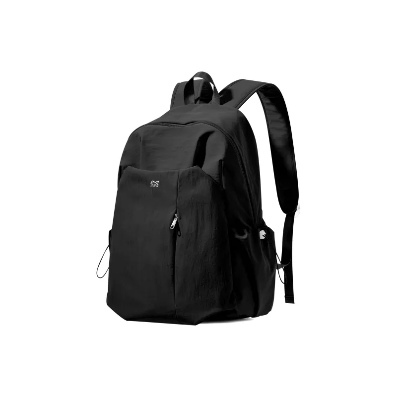 QING QI ZHE Washed Fabric Backpack Regular Unisex Multicolor-9