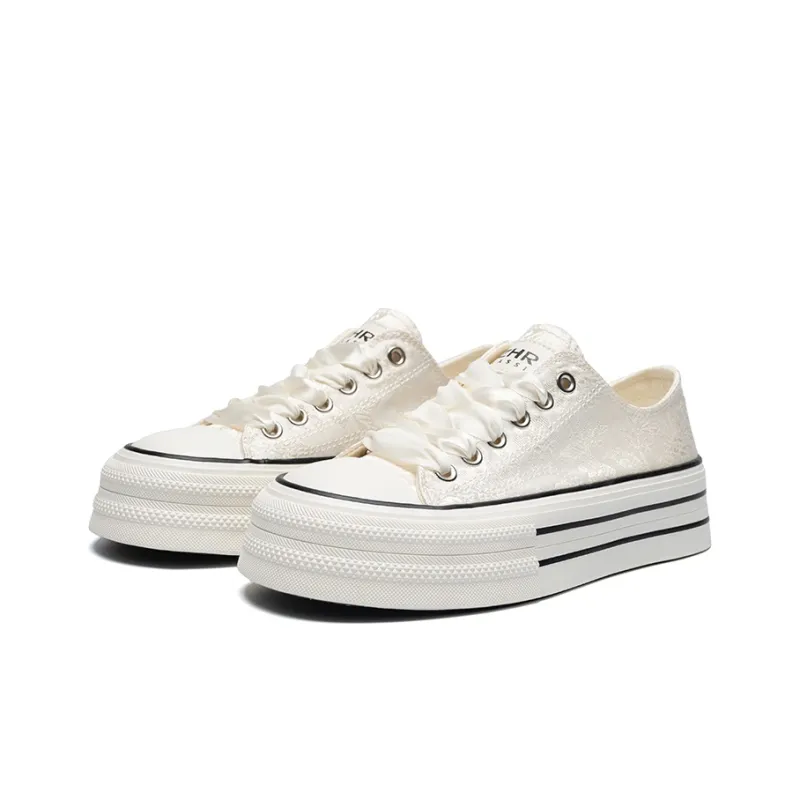 ZHR Height Increasing Low Top Canvas Shoes Women's-2