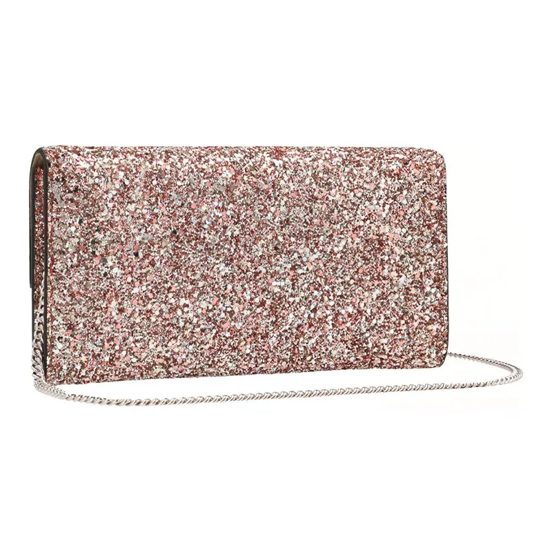 Jimmy Choo Emmie Foldover Glitter Clutch Bag-3