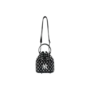 MLB Polyester Bucket Bag Handbag Shoulder Bag Crossbody Bag Regular Women's Black
