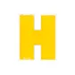 Letter H Wall-Mounted Storage Box (Building Blocks Not Included)