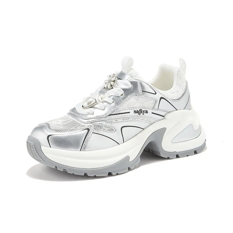 XINGQILIUQIXIA x Safiya Breathable Slip-Resistant Chunky Sneakers Women's-7