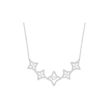 Swarovski Sparkling Dance Star Necklaces Women's White