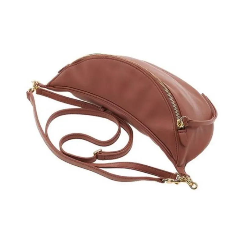 JIL SANDER Sheepskin Shoulder Bag, Crossbody Bag, Handbag, Fanny Pack Women's Rosewood Brown-3