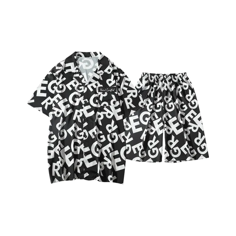 GOSO Pajama Set Men's Black Shades-0