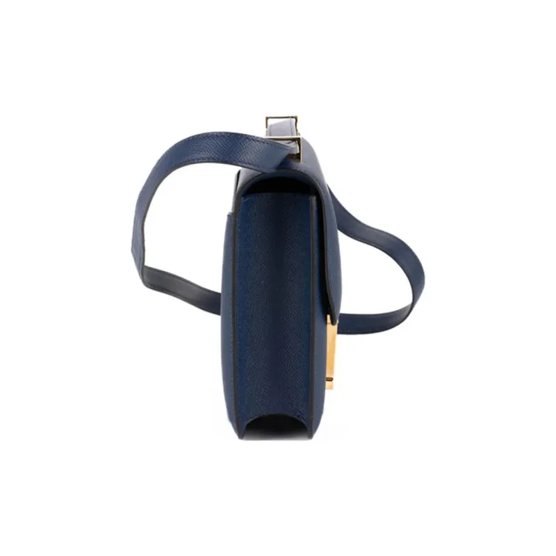 HERMES Constance Epsom Leather Shoulder Bag Crossbody Bag Women's 7U Navy Navy-3