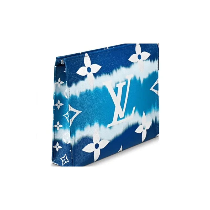 LOUIS VUITTON Toiletry Pouch 26 Lv Escale Bleu-4