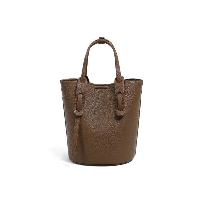 MILLIE'S Composite Material Bucket Bags Shoulder Bag Crossbody Bag Handbag Regular Women's Gray-3