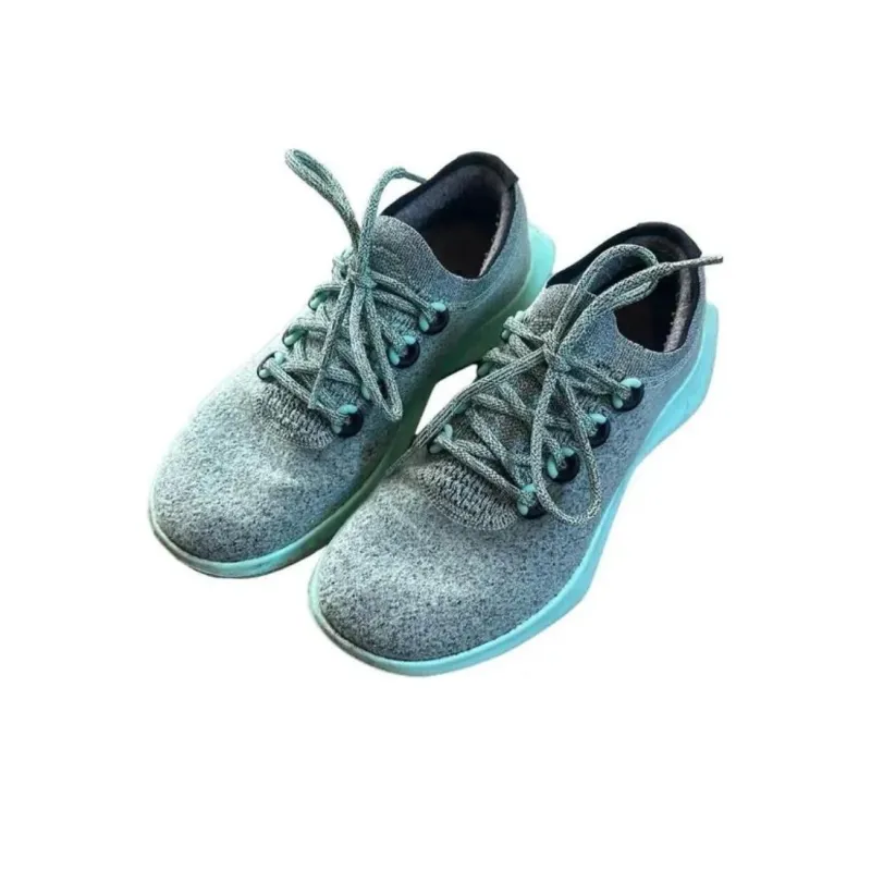 Allbirds Wool Dasher Cushioning Wear-Resistant Low-Top Running Shoes Women's Green-2