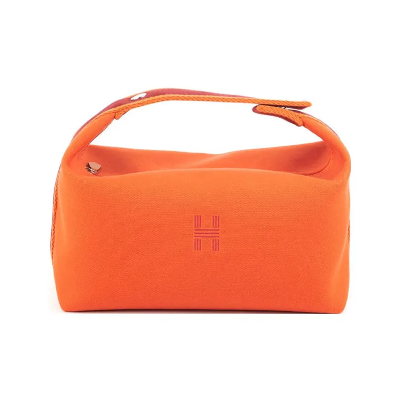 HERMES Bride a Brac Canvas Canvas Bag Portable Travel Bags Storage Bags Toiletry Bags Large Size Unisex-1