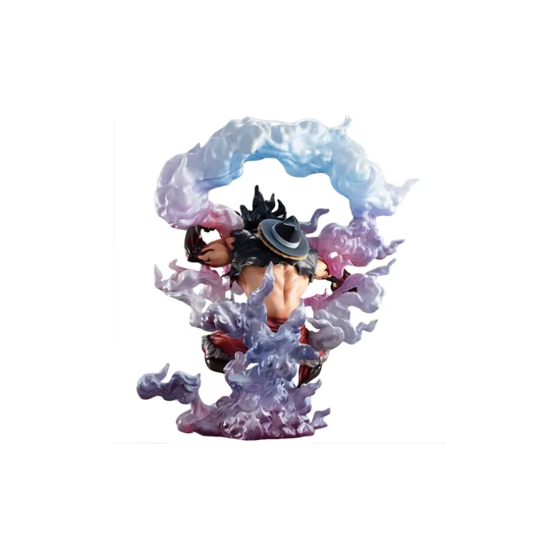 MegaHouse Monkey D. Luffy POPMAX One Piece 4 Speed Snake Man Scale Figures-2