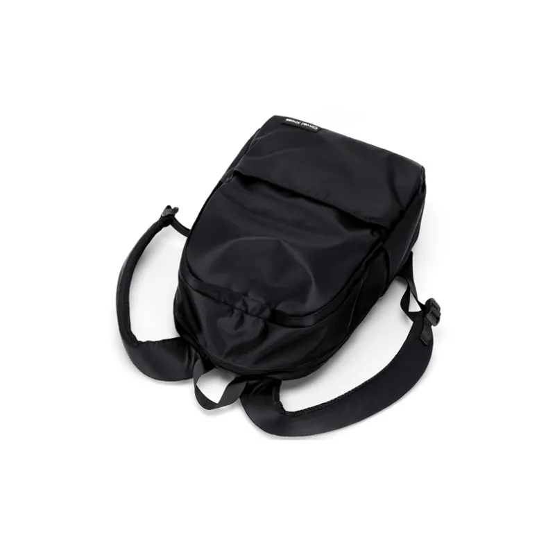 Simvay Clos Fabric Backpack Backpack Travel Bag Large Size Men's Black-2