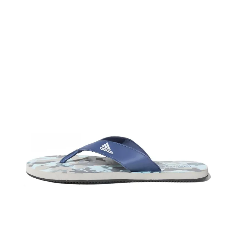 Adidas Cloudfoam Rubber Sole Slide Slippers Men's Blue-0