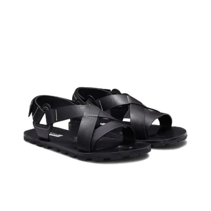 JIL SANDER Leather Sandals-2