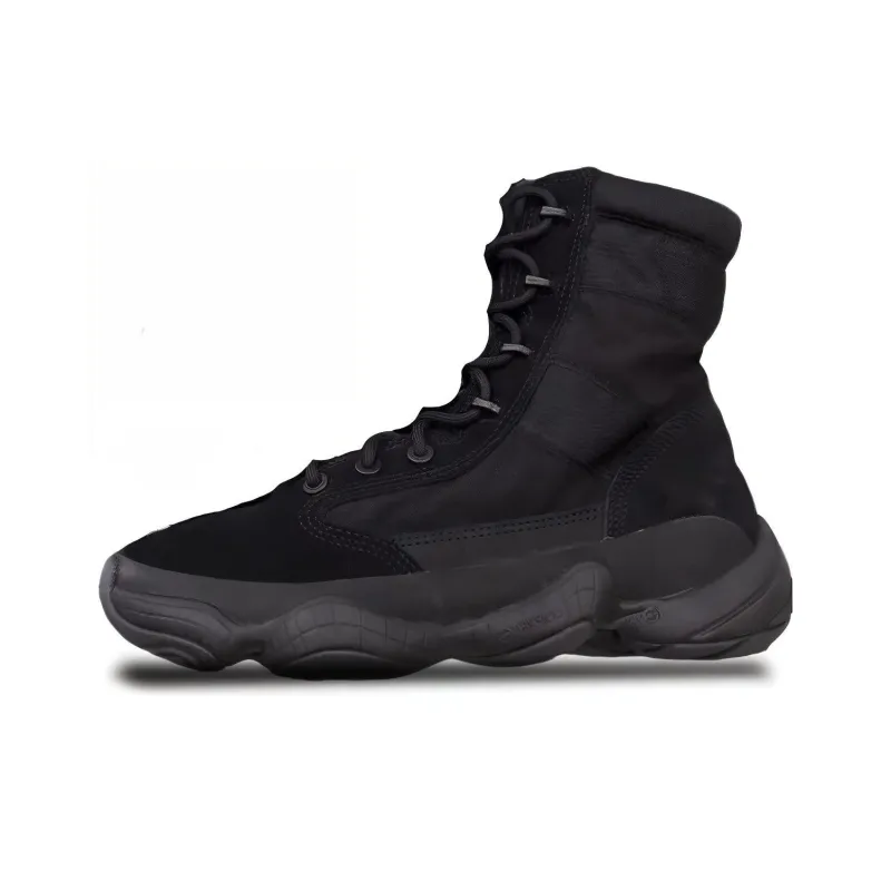Adidas 500 Tactical Durable Breathable High-Top Outdoor Shoes Men's Black-0